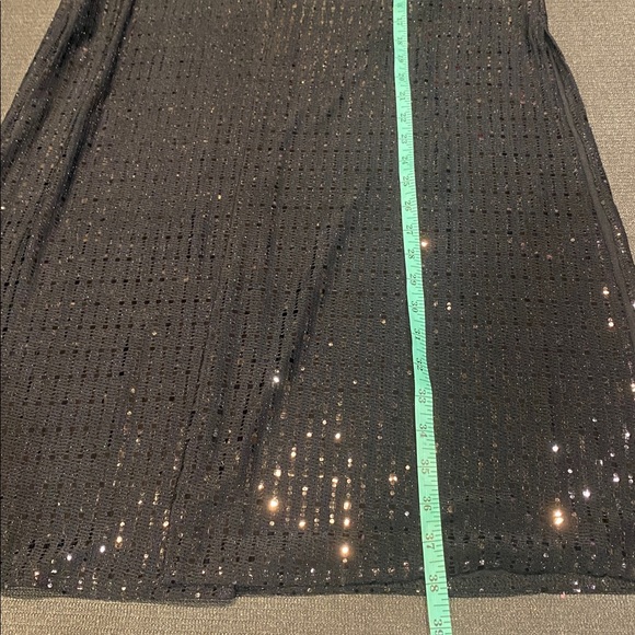 NEW Anne Kline Fixed-Sequin Collarless Duster Jacket Evenings Wear Size Medium - Picture 5 of 5